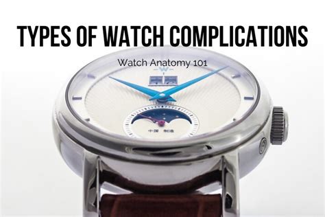 types of watch complications.